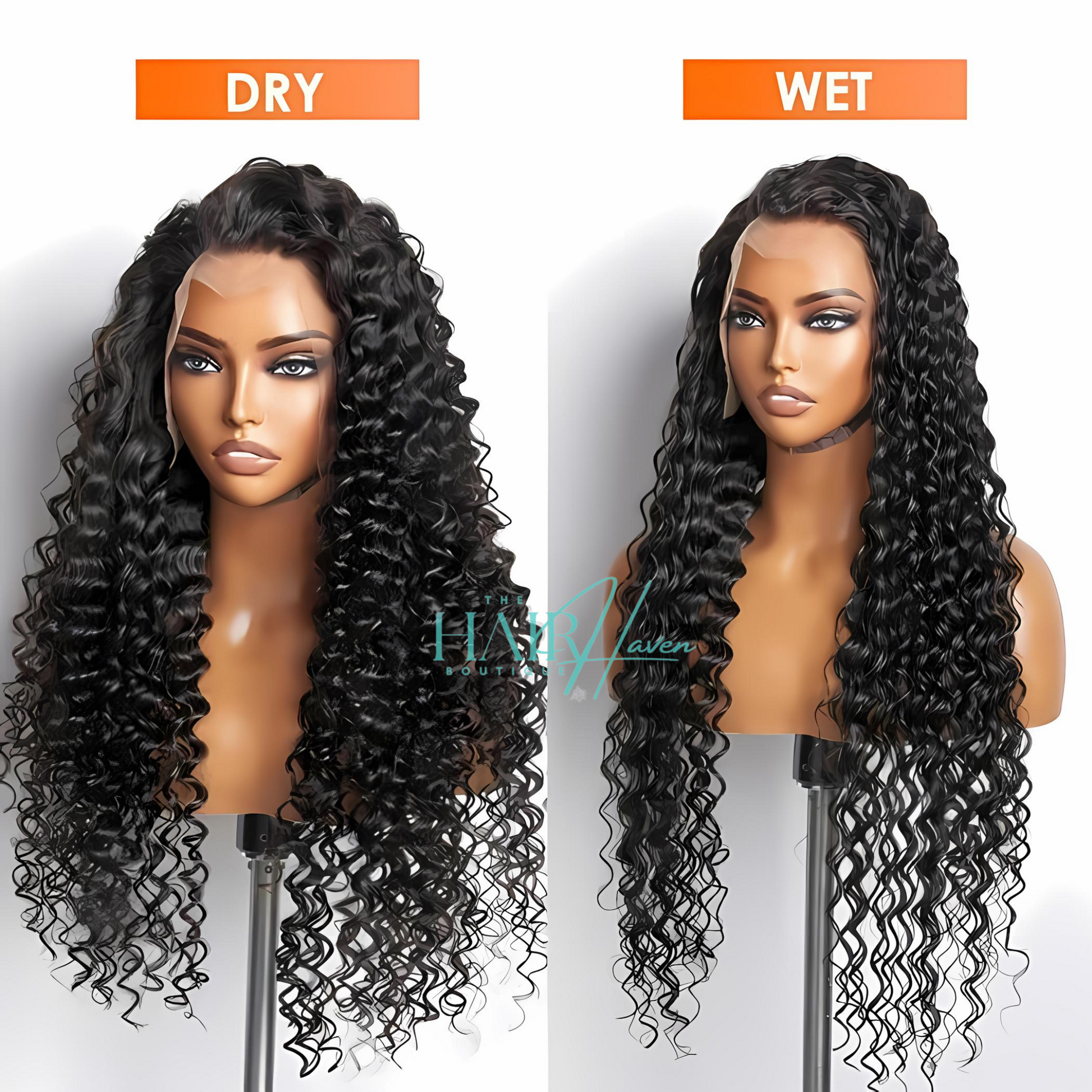 13x4 Deep Wave Lace Frontal Wig