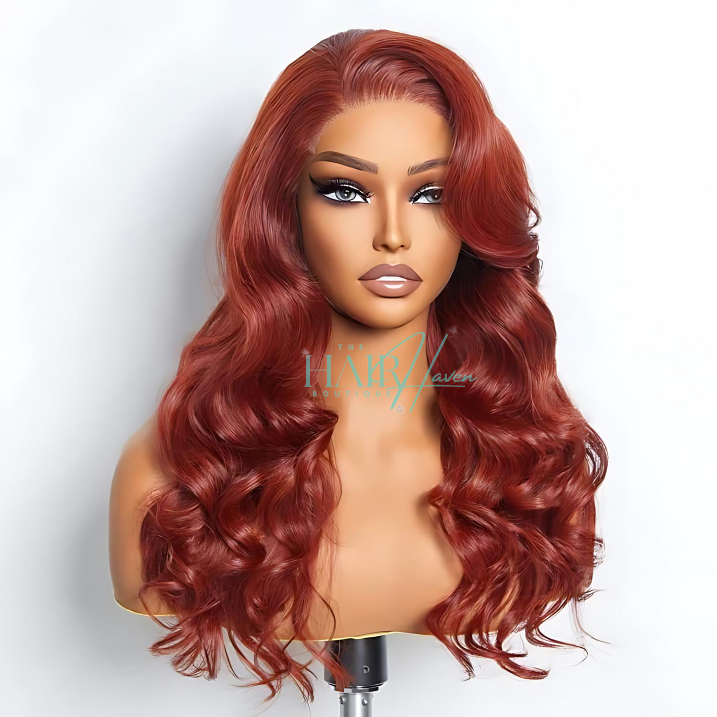 Reddish Brown Glueless Wear and Go Lace Wig