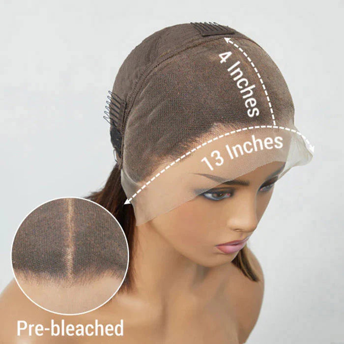 Blonde Highlight Straight Bob Lace Wig