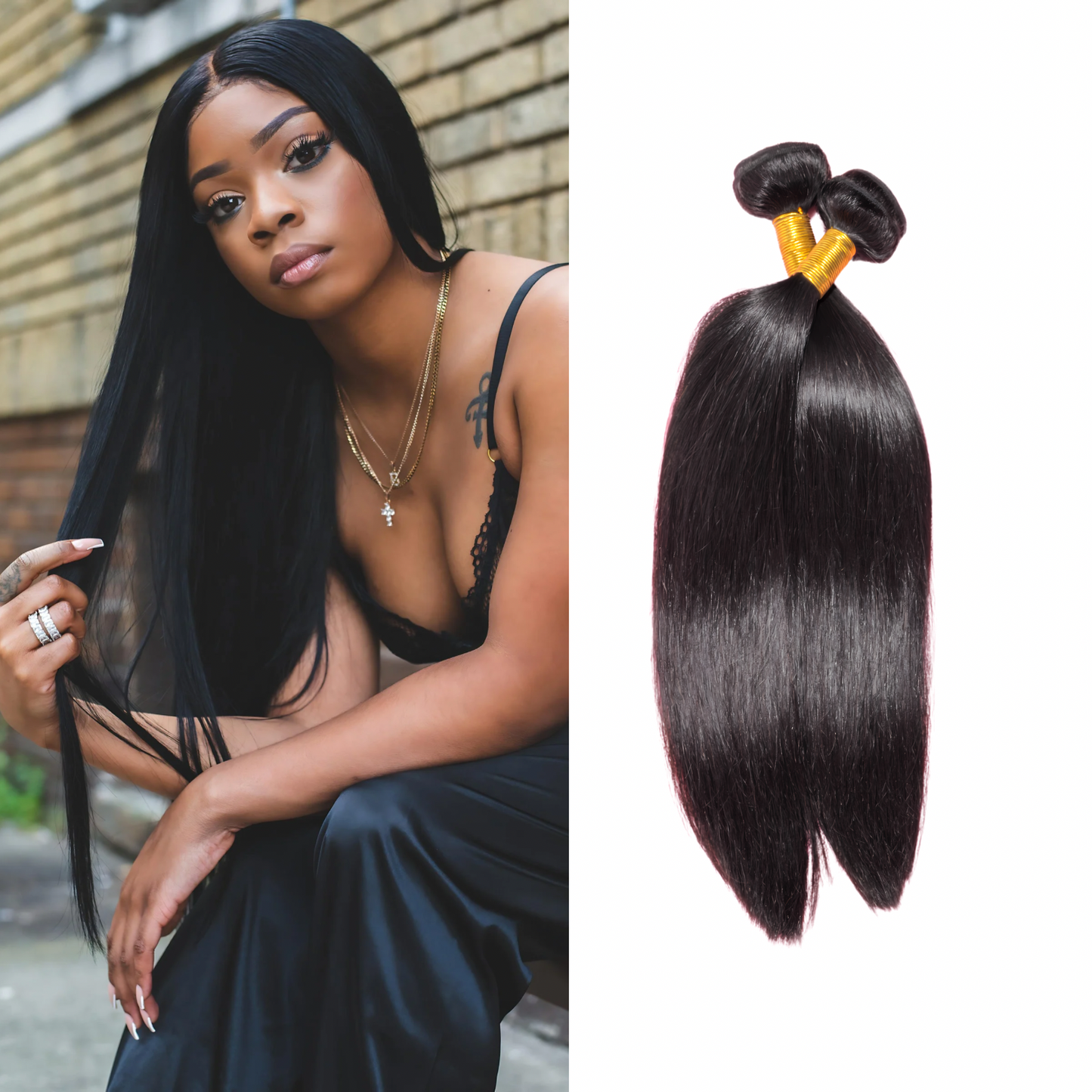 Luxury Virgin Straight Bundles