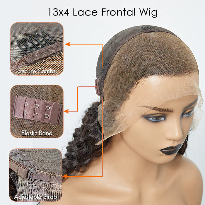 Deep Wave Full Frontal Lace Wig