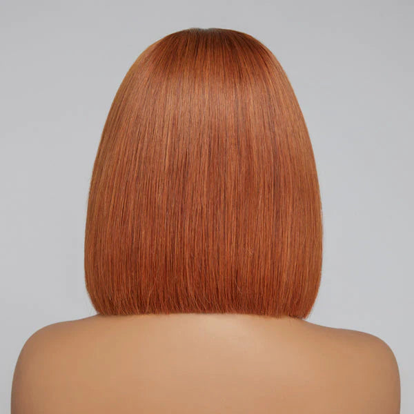 Auburn 4x4 Straight Bob Lace Wig