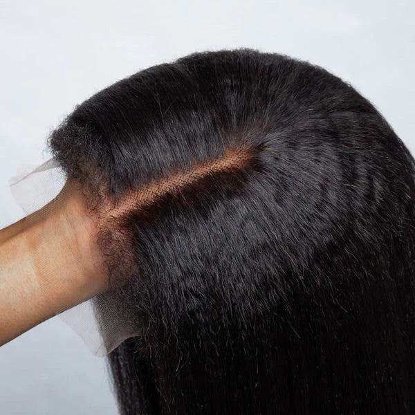 Kinky Straight HD Virgin Hair Wig