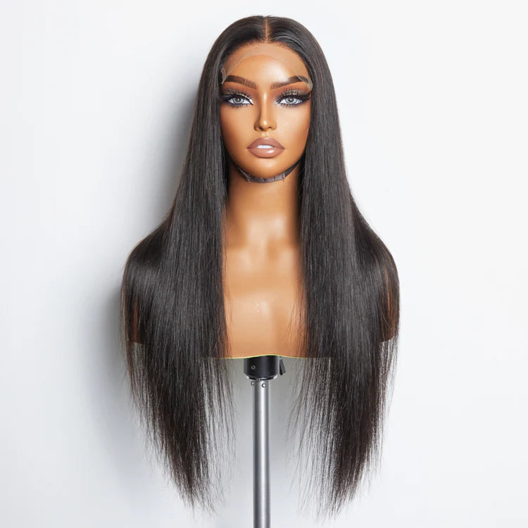 Luxury Virgin 5x5 HD Straight Closure Wig