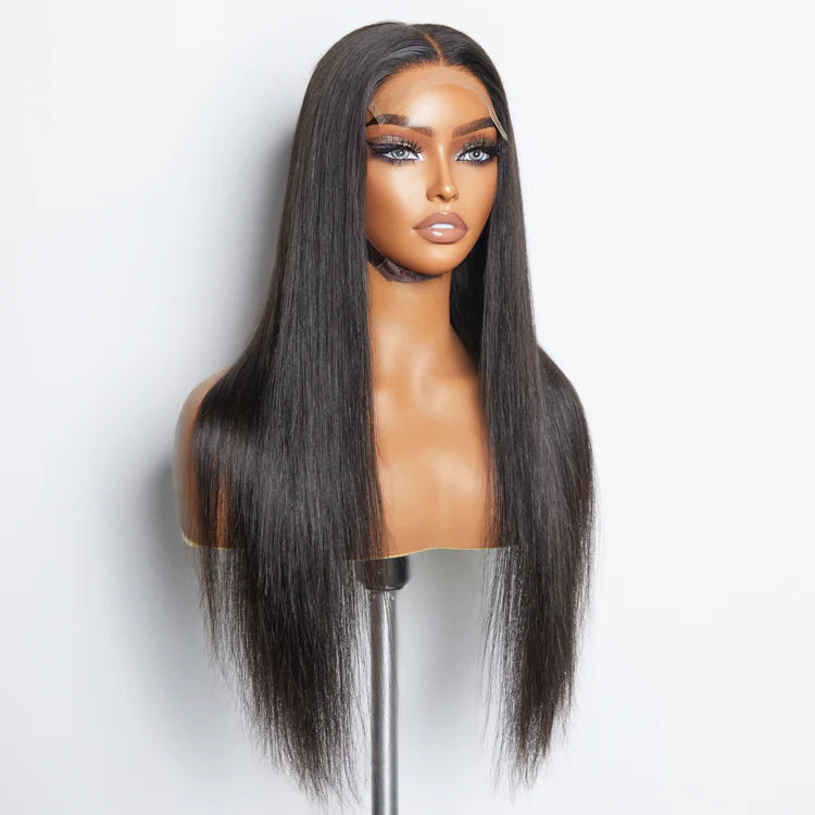 Luxury Virgin 5x5 HD Straight Closure Wig